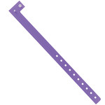 3/4" x 10" Purple Plastic Wristbands - 500/Case