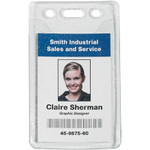 2 x 3" Pre-Punched Badge Holders - 100/Case
