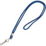Standard Blue Lanyard with Hook - 24/Case