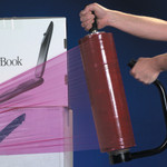 17" x  80 Gauge x 1500' Anti-Static Hand Stretch Film - 4/Case