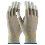 ESD Fingertip Coated Nylon Gloves - Large - 12/Case