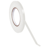 3/8" x 180 yds. White Bag Tape  - 96/Case