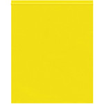 10 x 12" - 2 Mil Yellow Reclosable Poly Bags  - 1000/Case