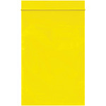 4 x 6" - 2 Mil Yellow Reclosable Poly Bags  - 1000/Case