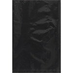 6 x 9" - 2 Mil Black Flat Poly Bags   - 100/Case