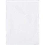 12 x 15" - 2 Mil White Reclosable Poly Bags  - 1000/Case