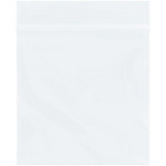 3 x 3" - 2 Mil White Reclosable Poly Bags  - 1000/Case