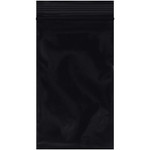 3 x 5" - 2 Mil Black Reclosable Poly Bags  - 1000/Case