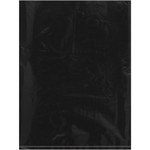9 x 12" - 2 Mil Black Flat Poly Bags   - 100/Case