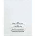 9 x 12" - 2 Mil (100 Pack) Flat Suffocation Warning Poly Bags