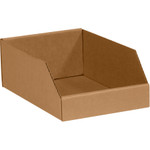 12 x 12 x 4-1/2" Kraft Bin Boxes  - 50/Bundle