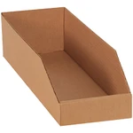 6 x 18 x 4 1/2" Kraft Bin Boxes  - 50/Bundle