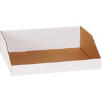 16 x 12 x 4 1/2" White Bin Boxes  - 50/Bundle