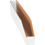 2 x 24 x 4 1/2" White Bin Boxes  - 50/Bundle