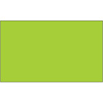 3 x 5" - Fluorescent Green Removable Rectangle Labels - 500/Roll