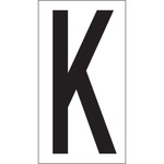 3 1/2" "K" Vinyl Warehouse Letter Labels - 50/Case