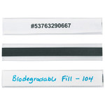 1 x 6" Hol-Dex® Magnetic Plastic Label Holders - 12/Case