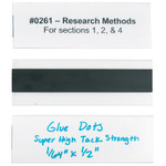 2 x 6" Hol-Dex® Magnetic Plastic Label Holders - 12/Case