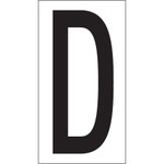 3 1/2" "D" Vinyl Warehouse Letter Labels - 50/Case
