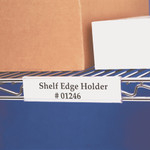 3 x 1 5/16 Angled Wire-Rac™ Snap-On Label Holders - 25/Case