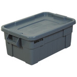 28 x 18 x 11" Gray Brute® Totes with Lid - 1 Each