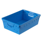 18 x 13 x 6" Blue Space Age Totes - 6/Case