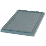 16 x 10" Gray Stack & Nest Lids - 6/Case
