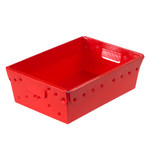 18 x 13 x 6" Red Space Age Totes - 6/Case