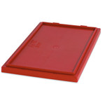 20 7/8 x 18 1/4" Red Stack & Nest Lids - 3/Case