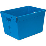 23 x 15 x 16" Blue Space Age Totes - 6/Case
