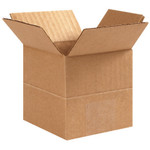 4 x 4 x 4" Multi-Depth Corrugated Boxes  - 25/Bundle