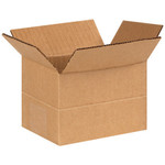 6" x 4" x 4" Multi-Depth Corrugated Boxes  - 25/Bundle