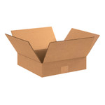 12 x 12 x 3" Flat Corrugated Boxes  - 25/Bundle