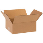 10 x 9 x 4" Flat Corrugated Boxes  - 25/Bundle