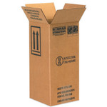 6 x 6 x 12 3/4" 1 - 1 Gallon Plastic Jug Haz Mat Boxes  - 20/Bundle