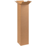 10 x 10 x 48" Tall Corrugated Boxes  - 20/Bundle