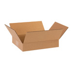 10 x 8 x 2" Flat Corrugated Boxes  - 25/Bundle