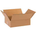 10 x 8 x 3" Flat Corrugated Boxes  - 25/Bundle