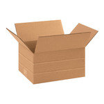 10 x 8 x 6" Multi-Depth Corrugated Boxes  - 25/Bundle