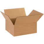 14 x 12 x 6" Multi-Depth Corrugated Boxes  - 25/Bundle