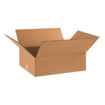 17 x 14 x 5" Flat Corrugated Boxes  - 25/Bundle