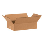 15 x 10 x 4" Flat Corrugated Boxes  - 25/Bundle