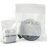 6 Mil White Block Reclosable Bags