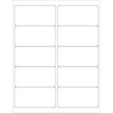 Glossy White Rectangle