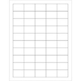 White Removable Rectangle