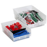 Clear Plastic Shelf Bins