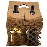 Corrugated Bottle Shipper Inserts