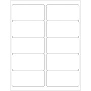 Glossy White Rectangle