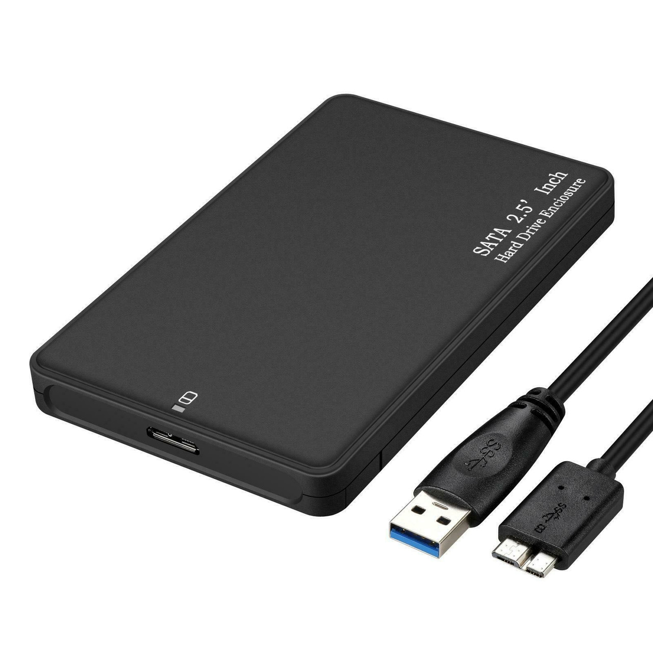 2.5 SATA USB 3.0 BLK Hard Drive Disk HDD SSD Enclosure External