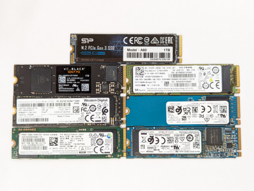 1TB 1024GB SSD Solid State Drive M.2 NVMe Western Digital WD Silicon Power SP Samsung SN770